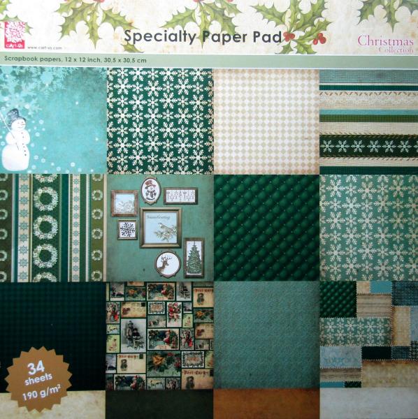 Cart-Us, Specialty Paper Pad, Christmas Collection