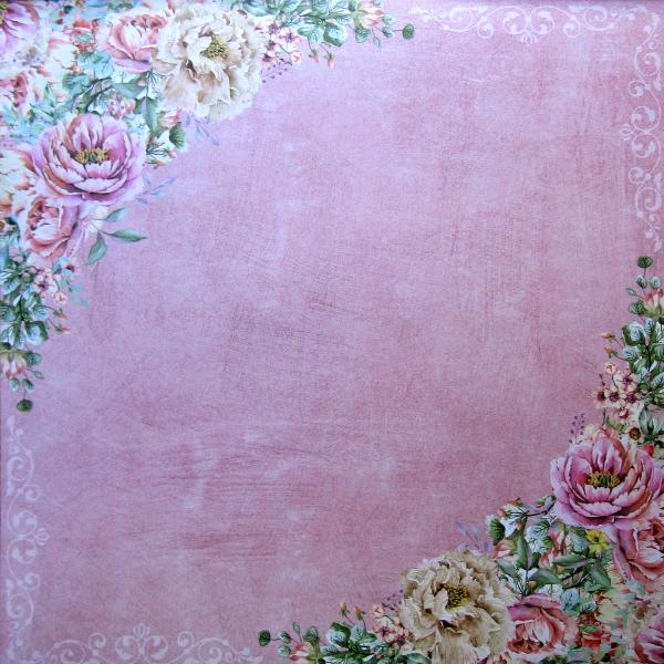 Crafters Companion, Scrapbook Block Peony Collection