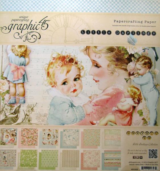 Graphic 45, Scrapbook Block Little Darlings