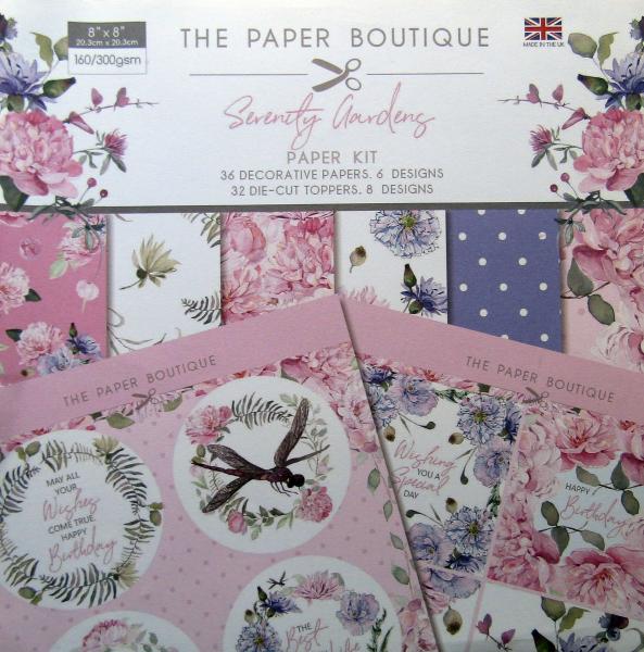 The Paper Boutique, Papierblock Serenity Garden incl. Topper