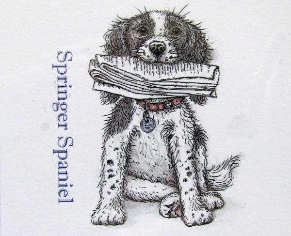 Hunkydory, For the Love of Stamps Spinger Spaniel
