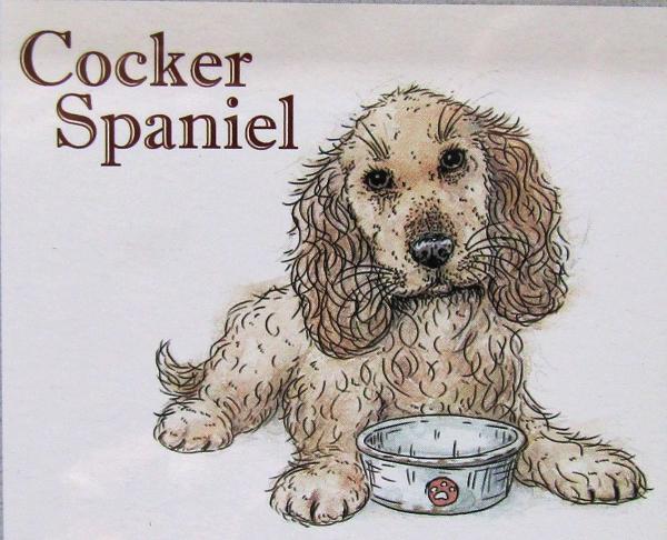Hunkydory, For the Love of Stamps Cocker Spaniel