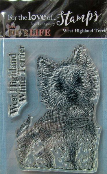 Hunkydory, For the Love of Stamps West Highland Terrier