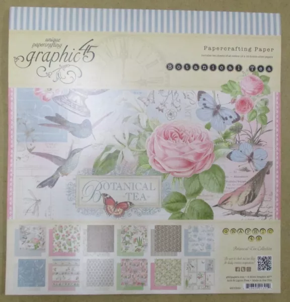 Scrapbook Block Botanicel Tea