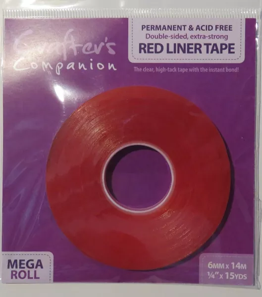 Doppelseitiges Klebeband, Red Liner Tape 6mm x 14 m, Crafters Companion