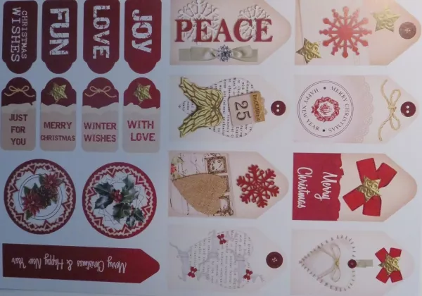 Shabby Chic, Christmas Splendour Card making Kit, Debbi Moore
