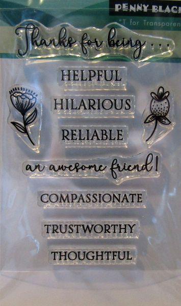 Penny Black, Clear Stamp Sending Thanks