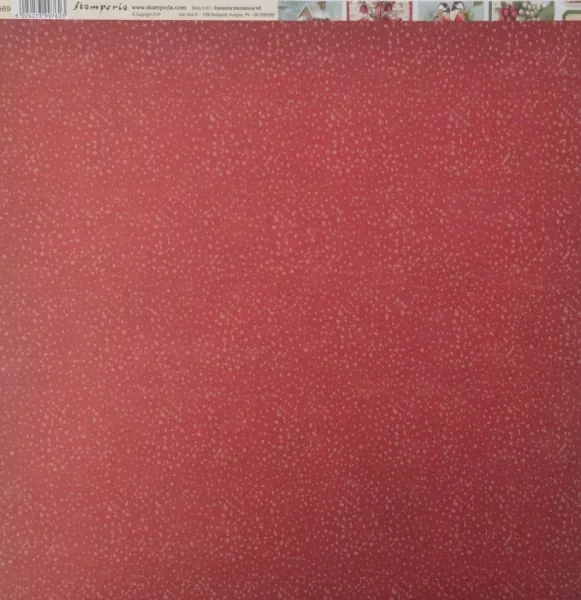 Stamperia, Scrapbook Bogen Christmas Vintage