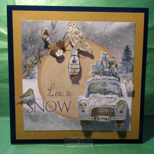 GALERIE, Grußkarte DIY Let it Snow