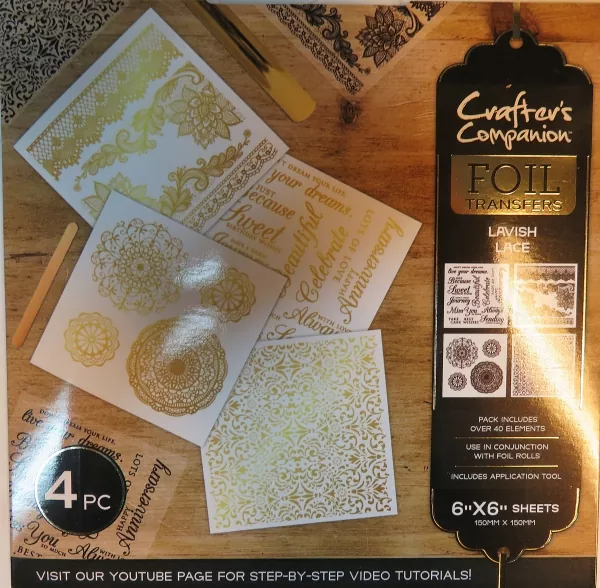 Foil Transfers - Lavish Lace, Crafters Companion