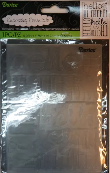 Vaessen, Embossing Folder, Hintergrund Hello
