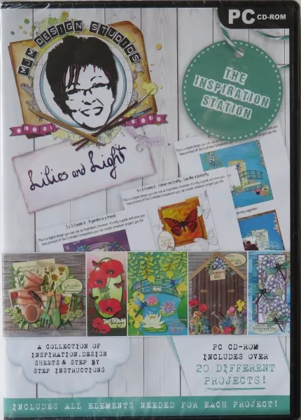MJM Design Studios Lilies and Lights - Inspiration Station CD-ROM , Crafters Companion