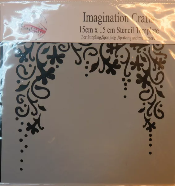 Stencil, Schablone, Arch of Flowers, Imagination Crafts