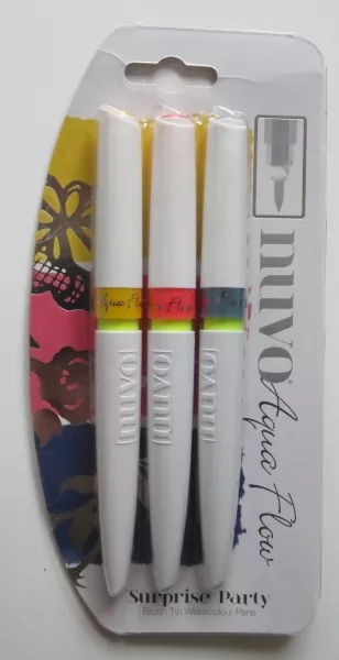 Nuvo Aqua flow pens - suprise party, Tonic