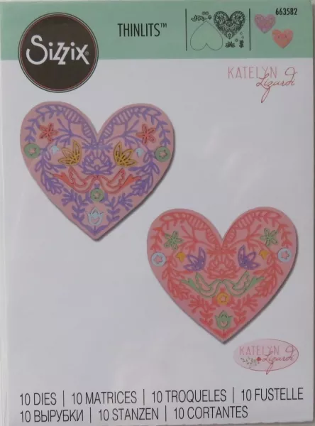 Sizzix Thinlits Die Set - Lace Heart, Tim Holtz