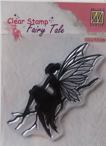Nellie`s Choice Clearstamp silhouette Fairy Tale Nr 6, Nellie Snellen