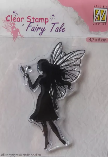Nellie`s Choice Clearstamp silhouette Fairy Tale Nr 7, Nellie Snellen