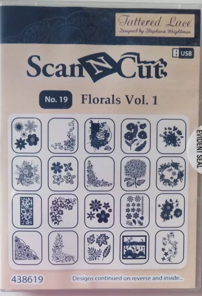 Scan NCut Florals Vol.1, Nr. 19, Tattered Lace - Sparpreis