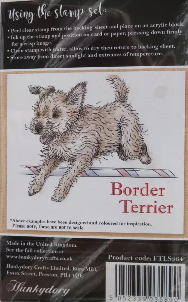 It's a Dog's Life Clear Stamp - Border Terrier, Hunkydory