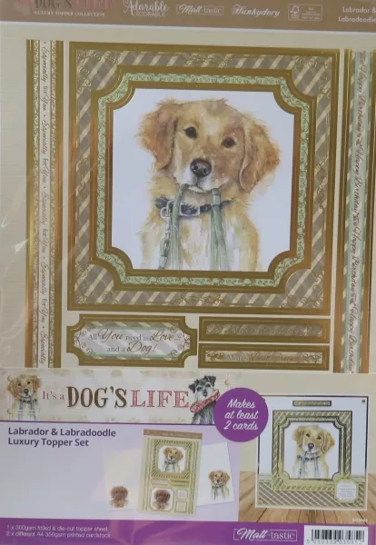 Labrador & Labradoodle Luxury Topper Set, Hunkydory