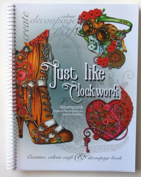 Color Book, Ausmalbuch, Steampunk Vol. 1, Sandra Rushton