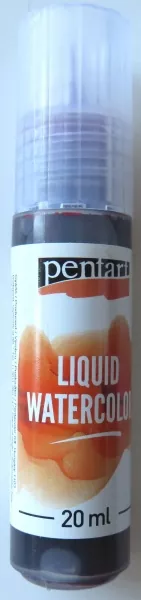 Liquid watercolor orange, Pentart