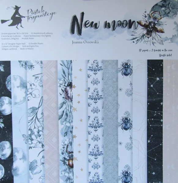 Piatek13 - Paper pad New moon , Scrapbookblock