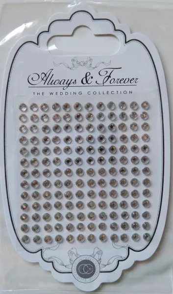 Craft Consortium Always & Forever - Adhesive Rhinestone Gems - 4 mm