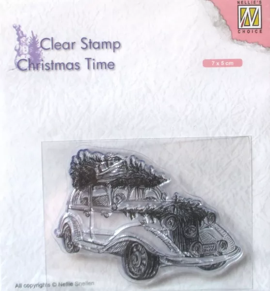 Stempel Christmas Time - Christmas Tree Transport, Nellie Snellen