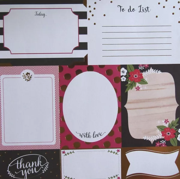 Craft Smith, Scrapbook Block Bella Flora
