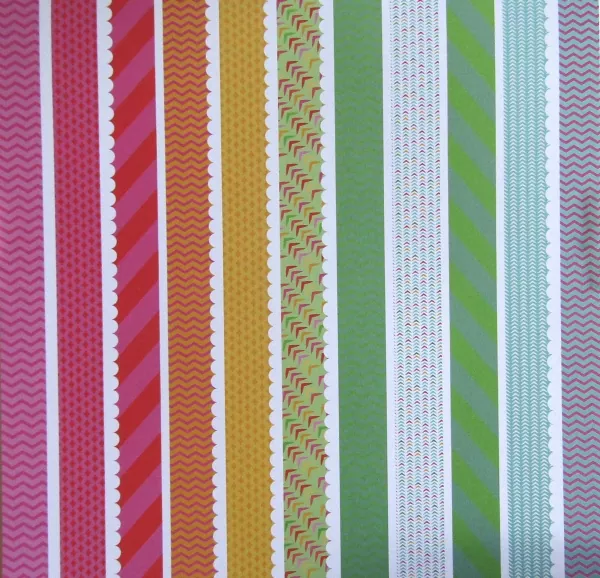 Craft Smith, Scrapbook Block Rainbow Sherbet