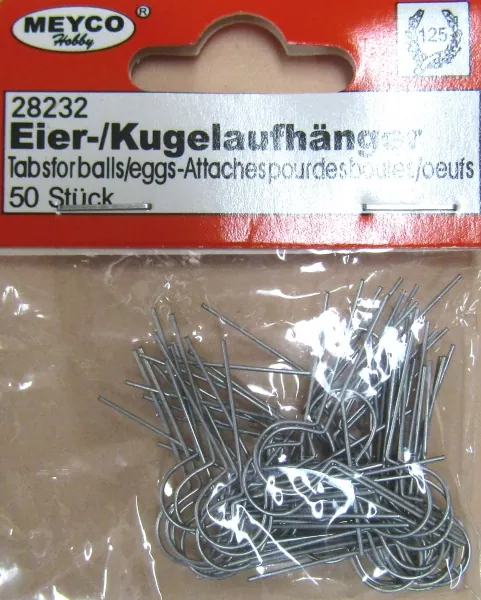 Meyco, Eier / Kugelaufhänger, 50 Stück