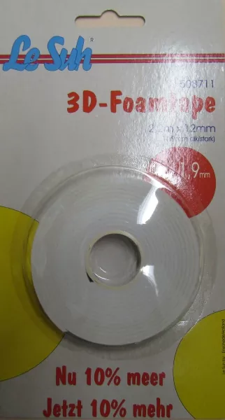 3D Foamtape, 2,2 m / 1,9 mm