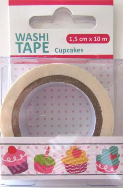 Washi Tape, Cupcake,10 m