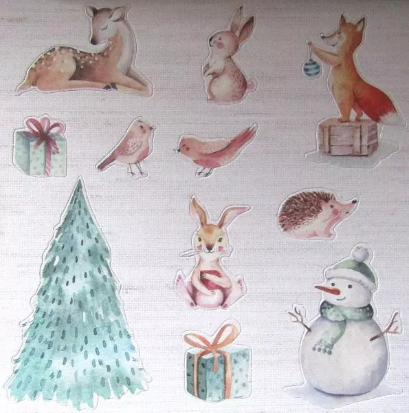 Crafter's Companion Watercolour Christmas 6x6 Inch Paper Pad