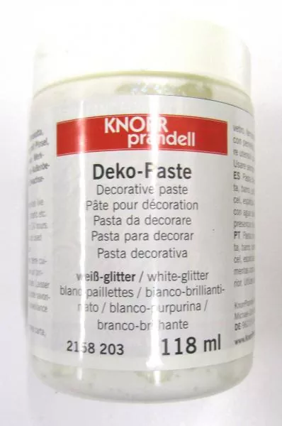 Knorr Prandell, Deko-Paste weiß-glitter