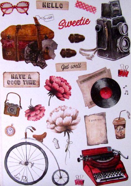Studiolight, Paper Pad Vintage red