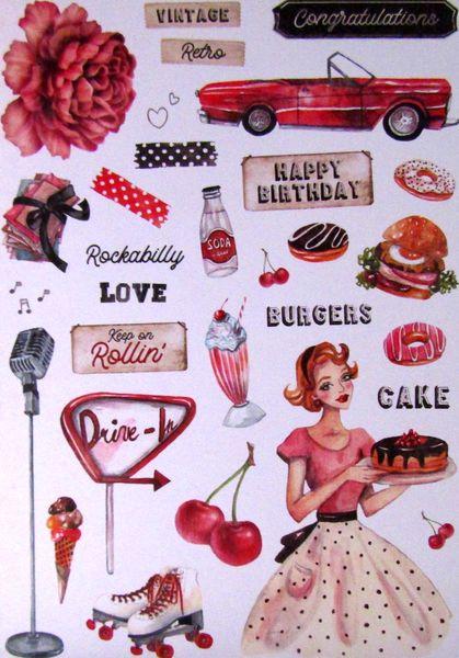 Studiolight, Paper Pad Vintage red