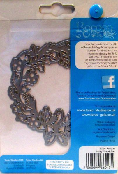 Tonic Studios • Rococo Holly Wreath