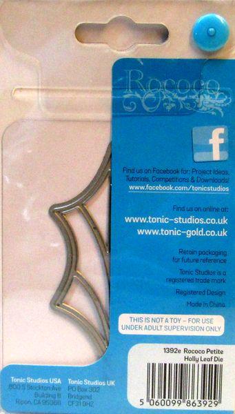Tonic Studios • Die Rococo Holly Leaf