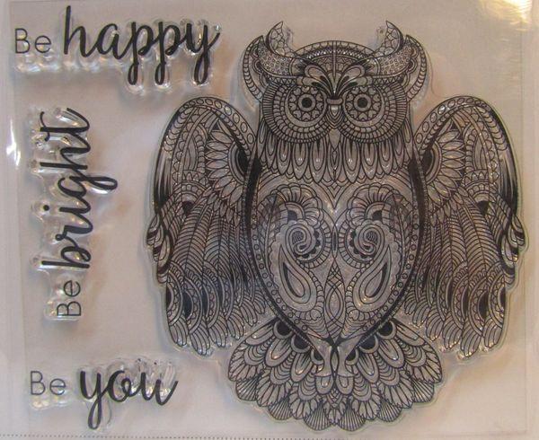 Kaisercraft, Stanz.- und Stempelset Owl