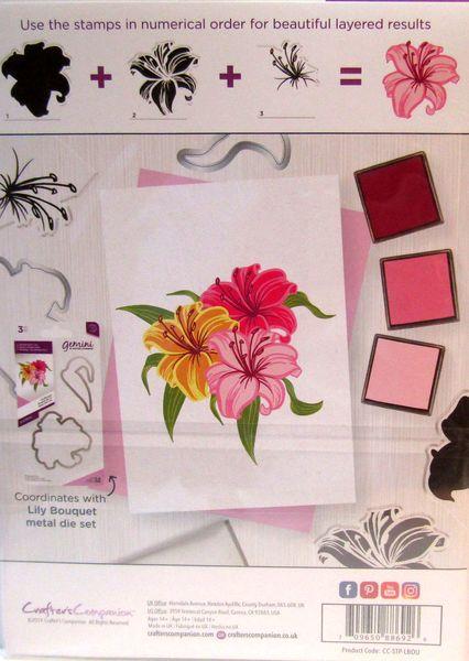 Crafters Companion, Stamp Lily Bouquet