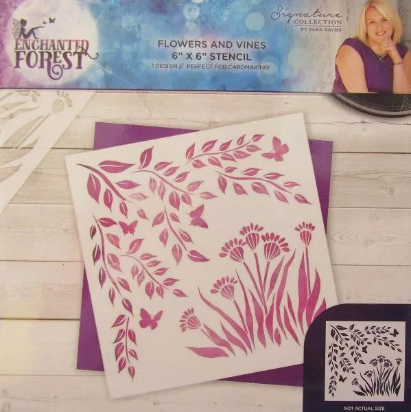 Crafter's Companion Sara Signature Enchanted Forrest Flowers and Vines