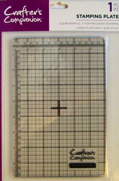 Crafters Companion, Stamping Plate, Large