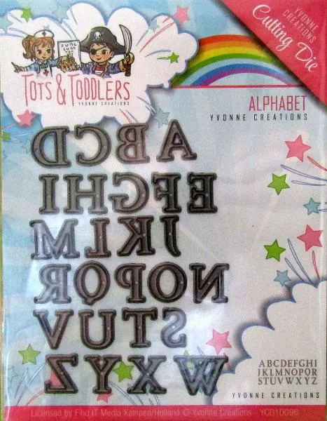 Yvonne Creations, Stanzschablonen Alphabet