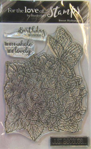 Hunkydory, For the Love of Stamps Sweet Hydrangea
