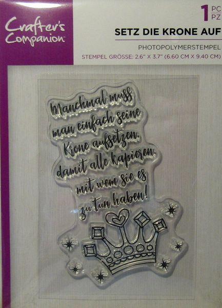 Crafters Companion, Stamp Setz die Krone auf