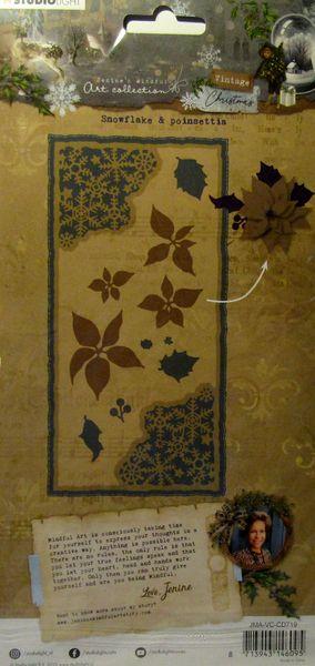Studiolight Cutting Dies Snowflake & Poinsettia