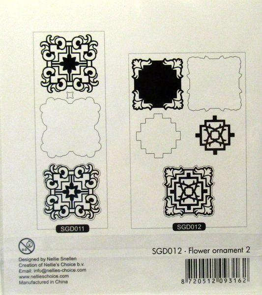 Nellie's Choice, Die Square curl-ornament 2