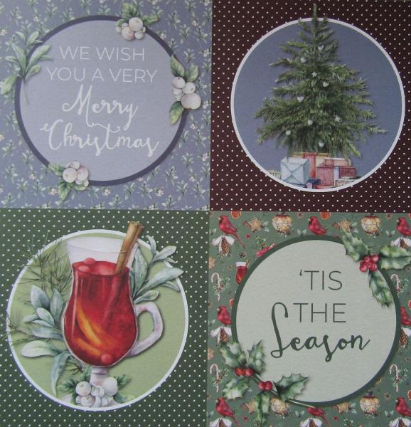 The Paper Boutique, Timeless Christmas 8x8 Inch Embellishments Pad